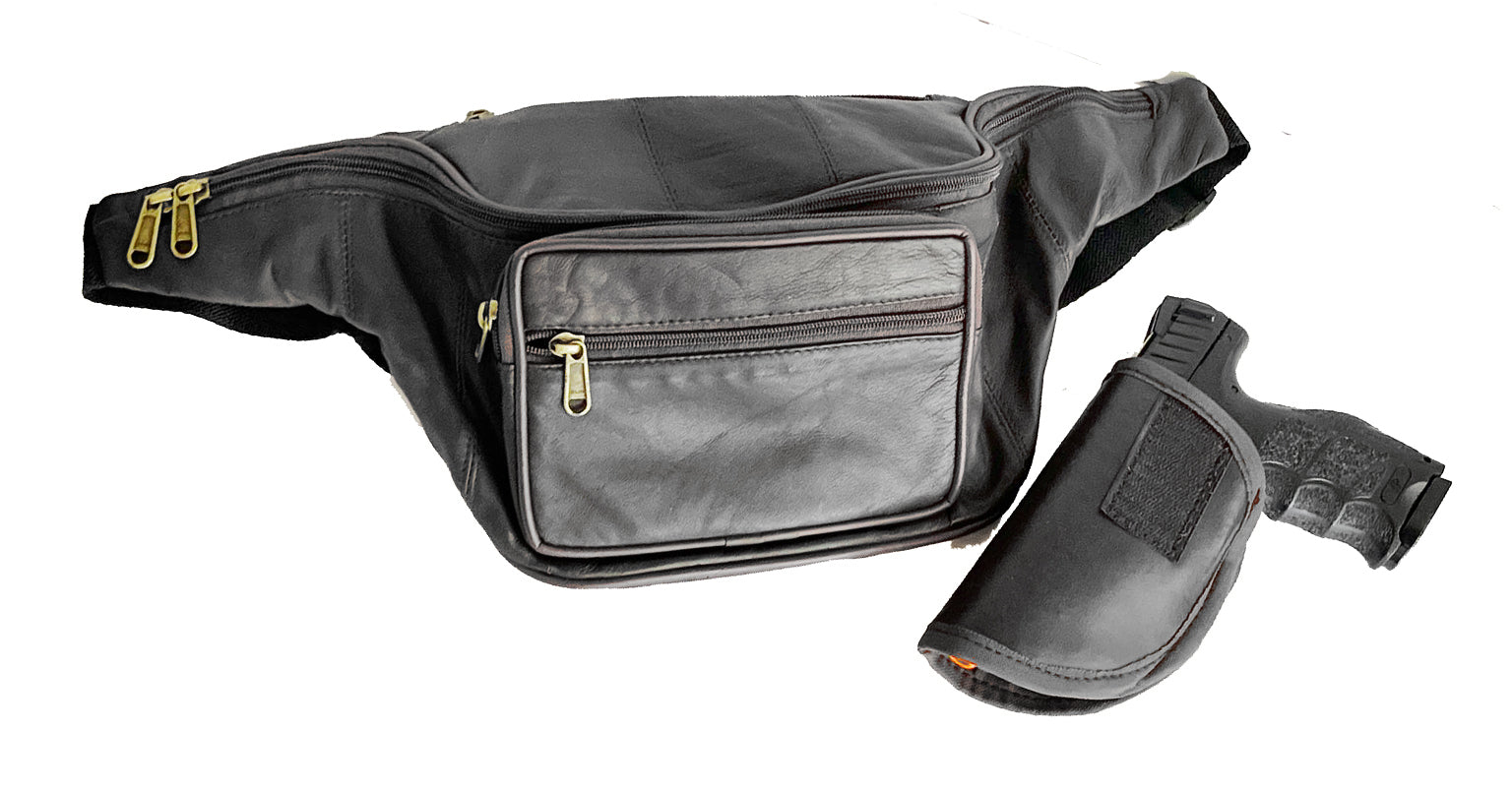 Buying bulk fanny pack Wholesale genuine lambskin leather waist