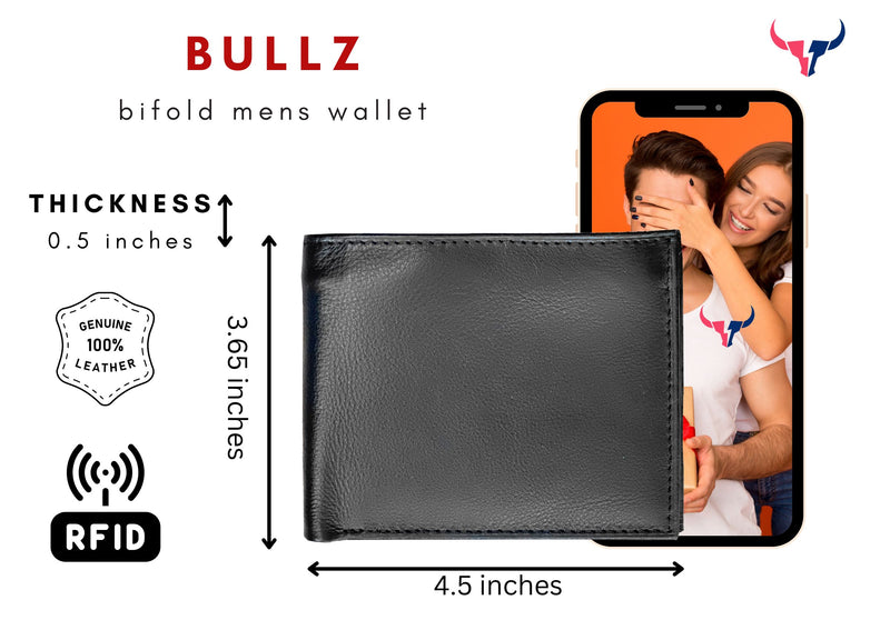 Bifold Mens Wallets 15541BK