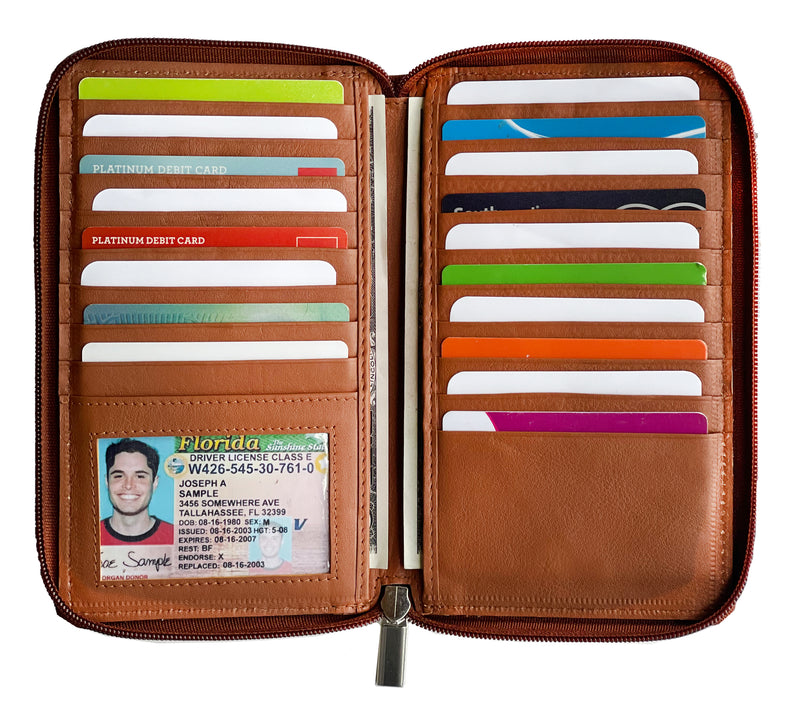 Long credit card holder 729-BK