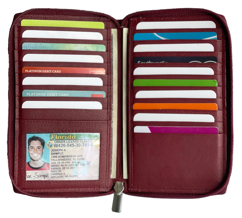 Long credit card holder 729-BK