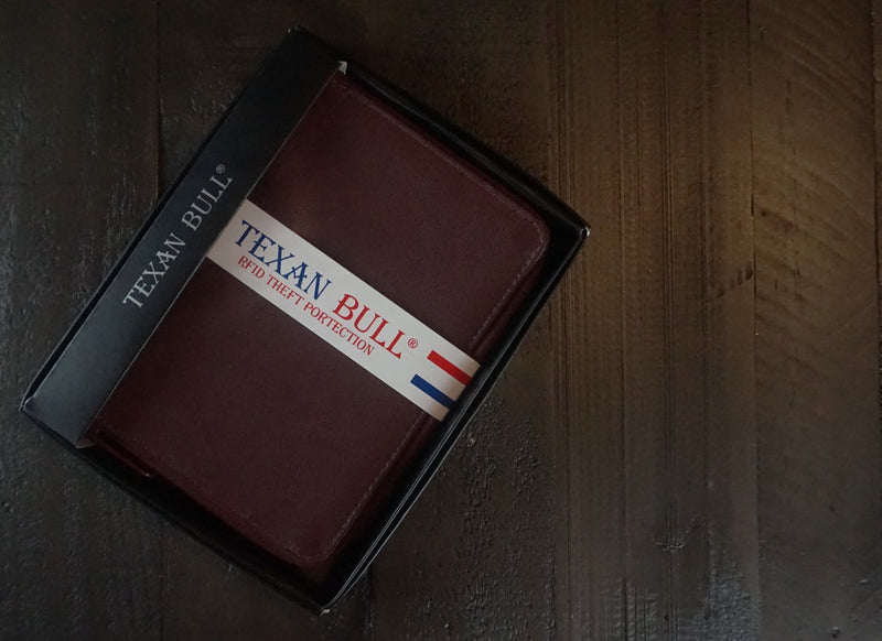 Bullz®  Zip around RFID long credit card holder TXB-RF148