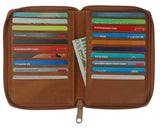 Bullz®  Zip around RFID long credit card holder TXB-RF148