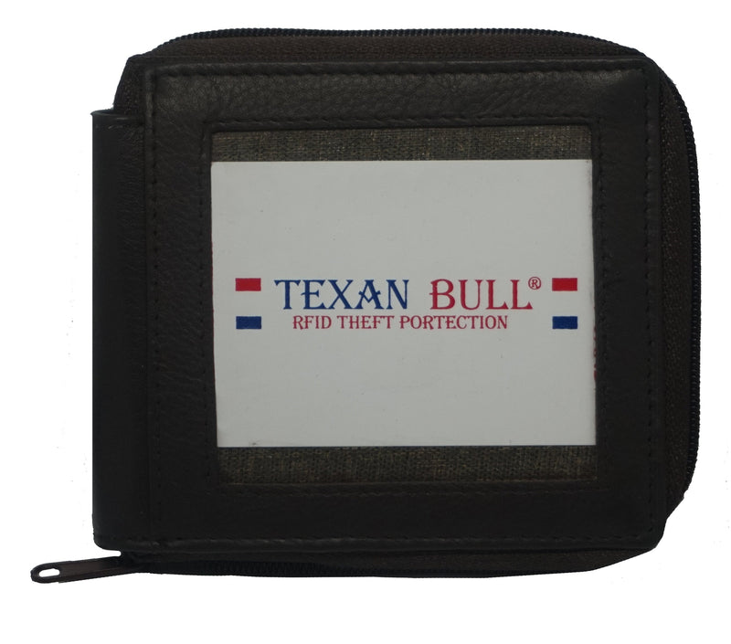 Bullz®  RFID Zipper Mens Wallet RF5104