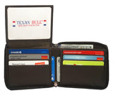 Bullz®  RFID Zipper Mens Wallet RF5104